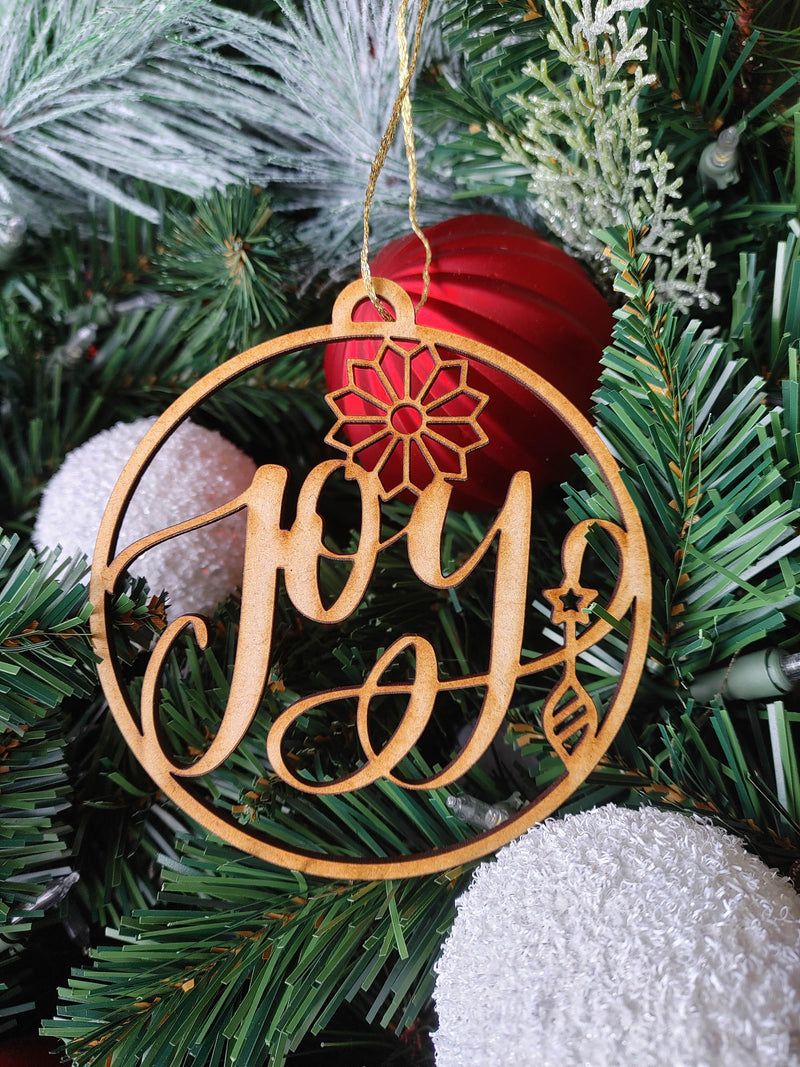 Joy Beautiful Holiday Ornament