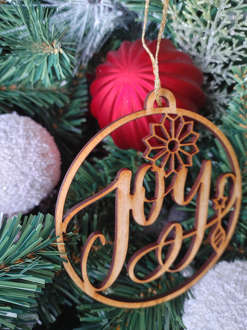 Joy Beautiful Holiday Ornament