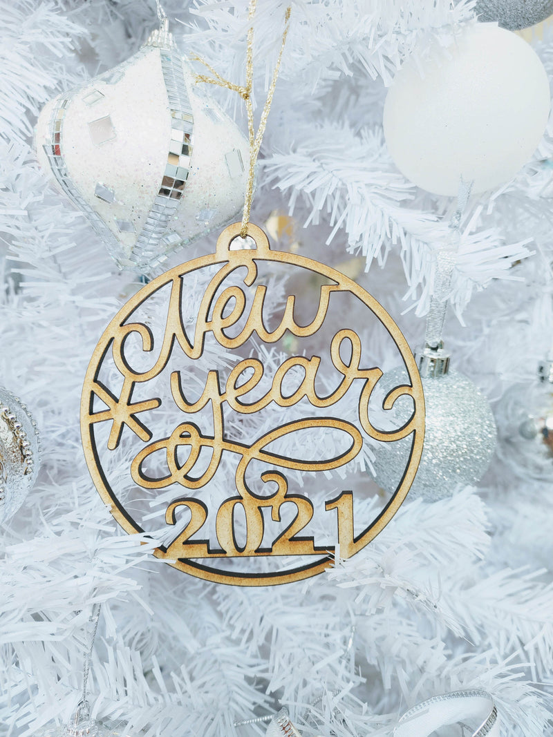 Happy New Year 2021 Ornament