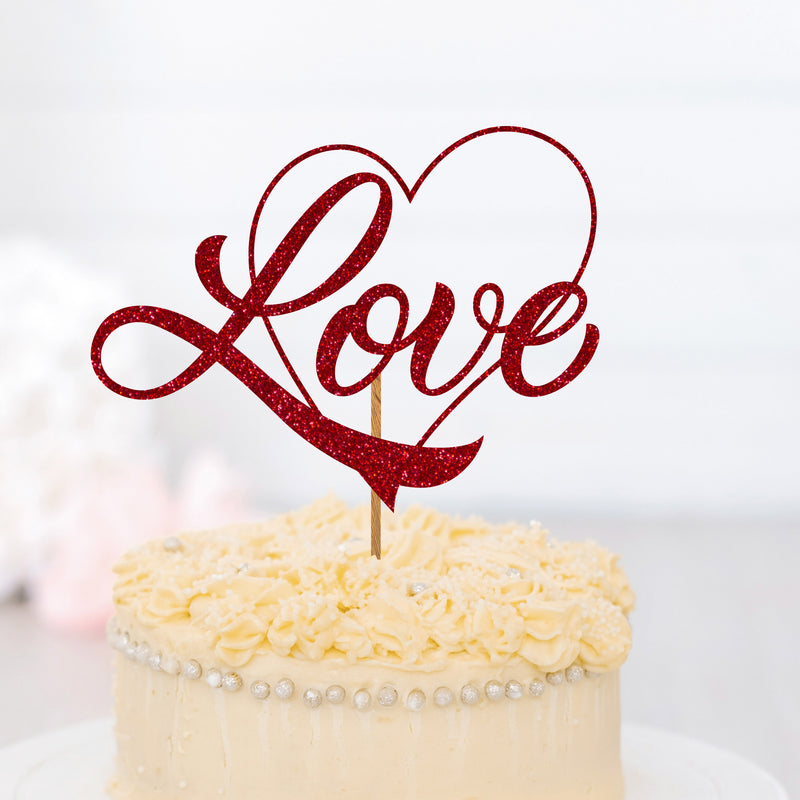 Love Custom Cake Topper