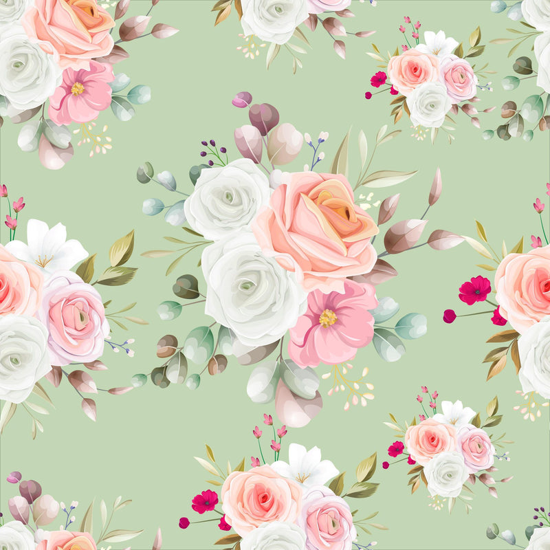 Beautiful Floral Seamless Wallpaper