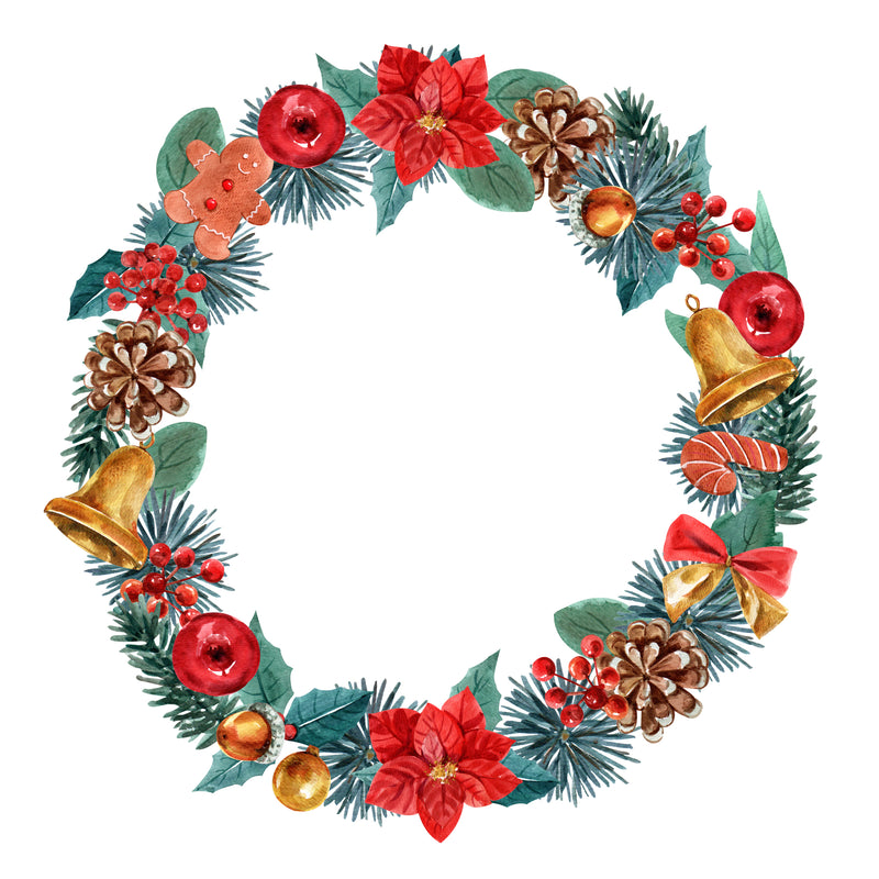 Christmas Wreath PNG Clipart