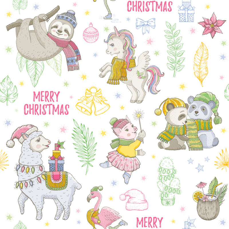 Cute Christmas Seamless Pattern