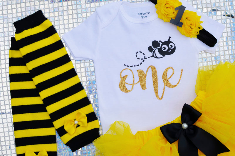 Girls Bumble Beeday Outfit