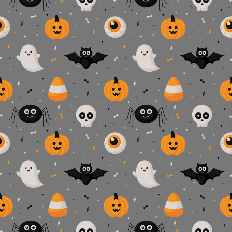 Happy Halloween Seamless Pattern