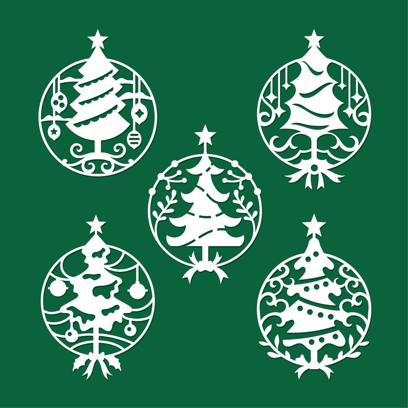 SVG File - Christmas Tree Cut Set