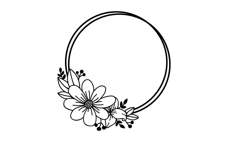 SVG File - Floral Cut