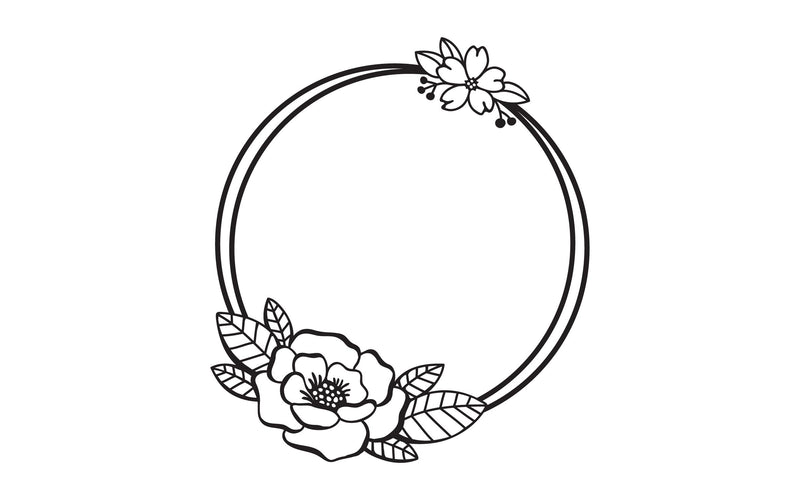 SVG File - Floral Cut