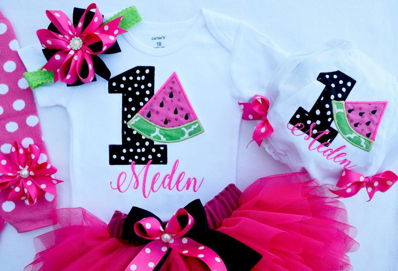 Watermelon Themed Outfit | Personalized