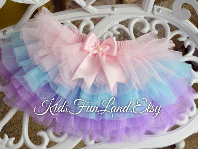 Pastel Rainbow Tutu Outfit | Personalized