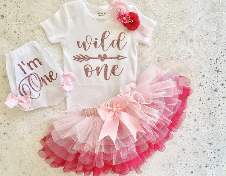 Wild One Pink Rose Gold Outfit