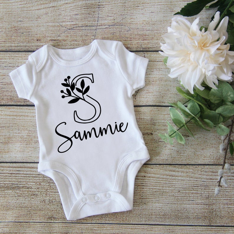 Personalized Baby Shower Gift Shirt