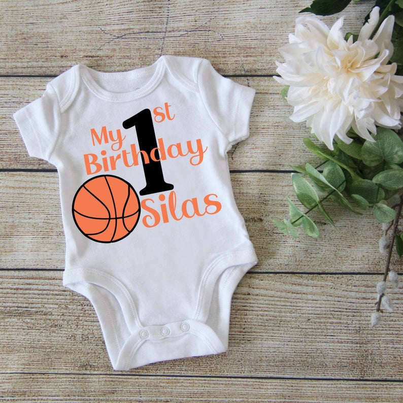 First Birthday Basketball Shirt | Personalized