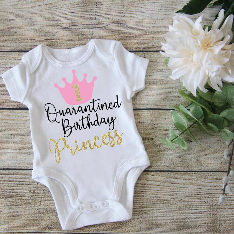 First Birthday Quarantined Princess Shirt