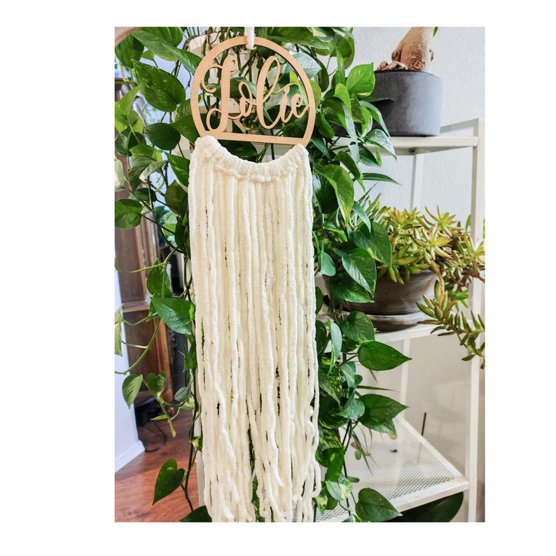 Personalized Name Boho Macrame Decor