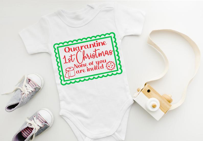 Quarantine First Birthday Christmas Shirt