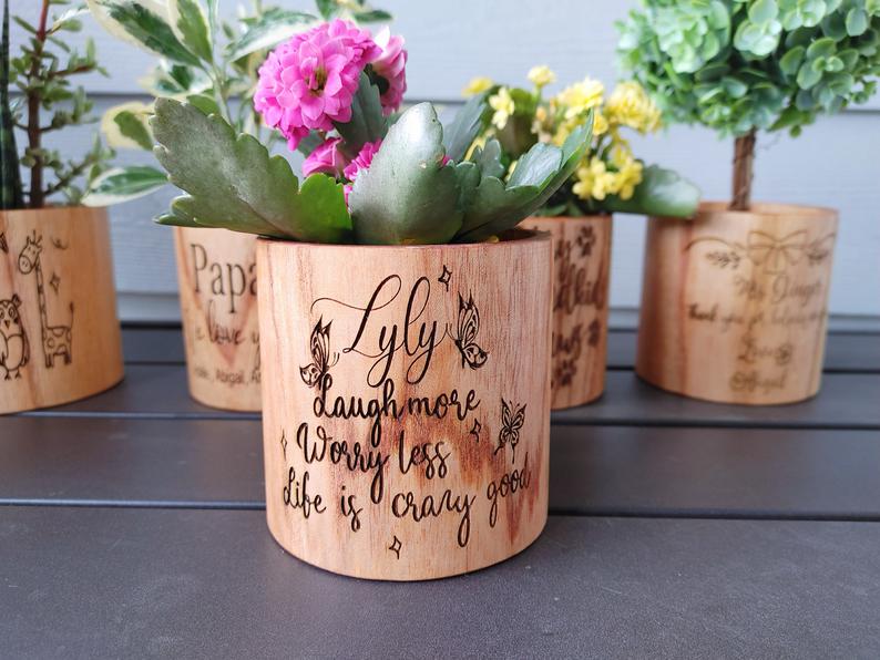 Personalized Flower Pot Gift