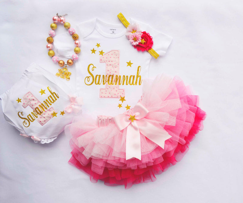 Little Stars Ombre Tutu Outfit | Personalized