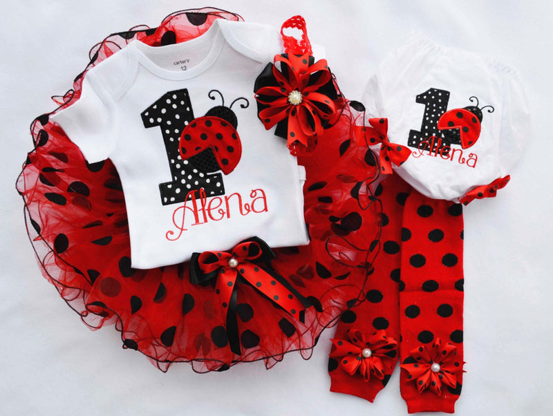 Ladybug 5pcs. Set Outfit | Personalized