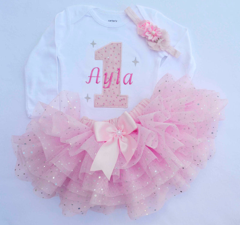 Twinkle Twinkle Little Star Sparkle Tutu Outfit | Personalized