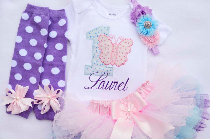 Pastel Butterfly Outfit | Personalized