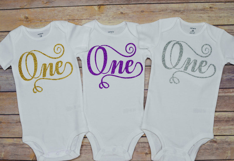 One Year Old Birthday Girl Shirt | Any Colors