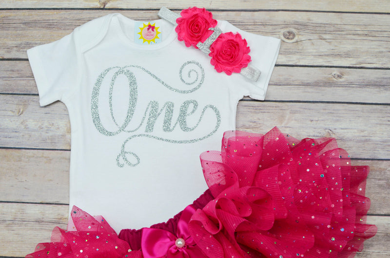 One Year Old Birthday Girl Shirt | Any Colors