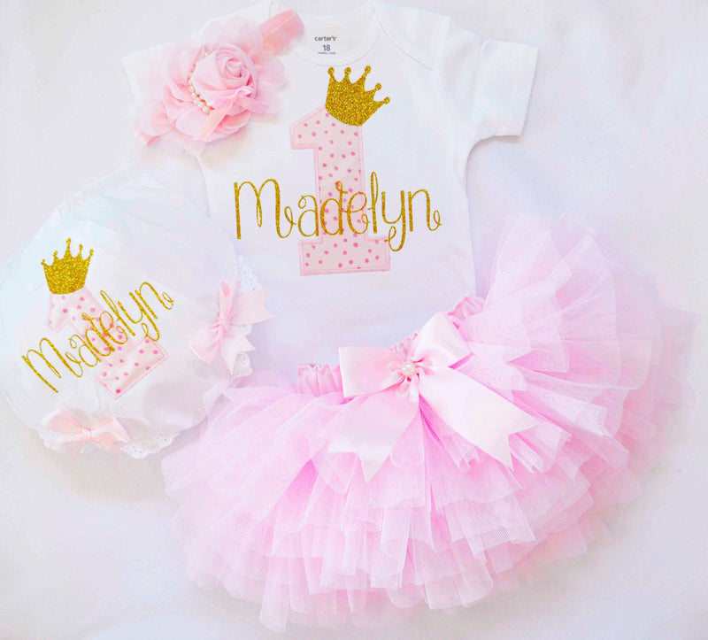 Princess Gold Crown Outfit | Personalized