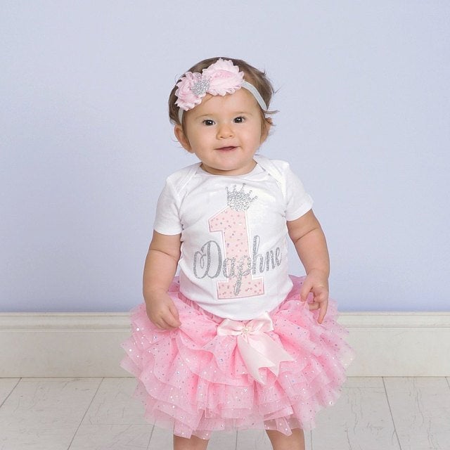 Pink Silver Princess Outfit | Personalized