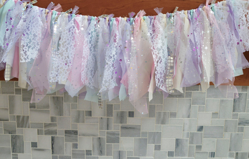 One of a kind High Chair Banner Tutu