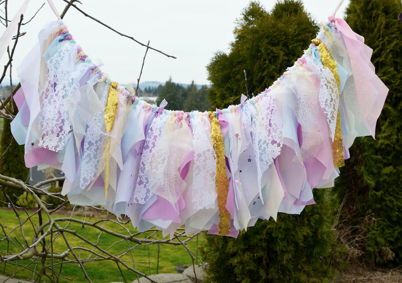 One of a kind High Chair Banner Tutu