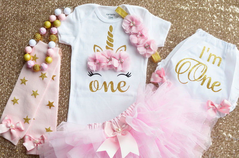 Unicorn One Pink Gold Outfit