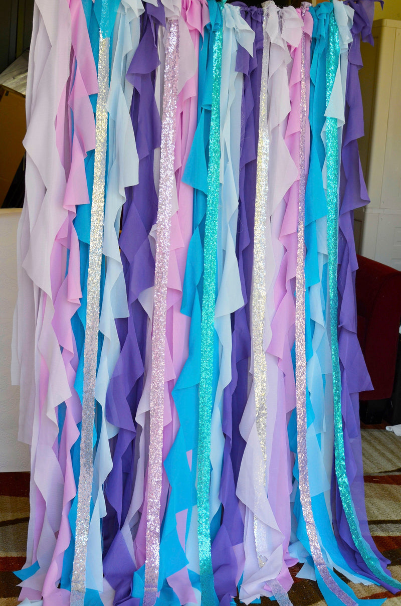 Mermaid Party Decorations | Mermaid Banner Backdrop