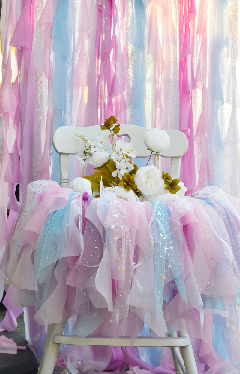 Overfull Unicorn High Chair Banner/Skirt