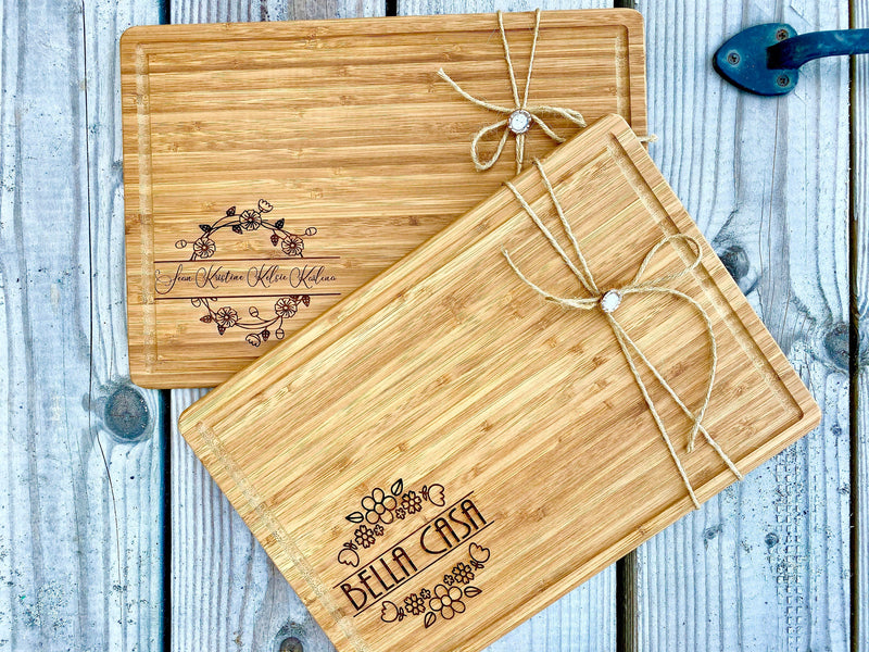 Personalized  Bamboo Cutting Board