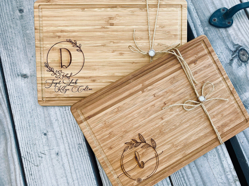 Personalized  Bamboo Cutting Board