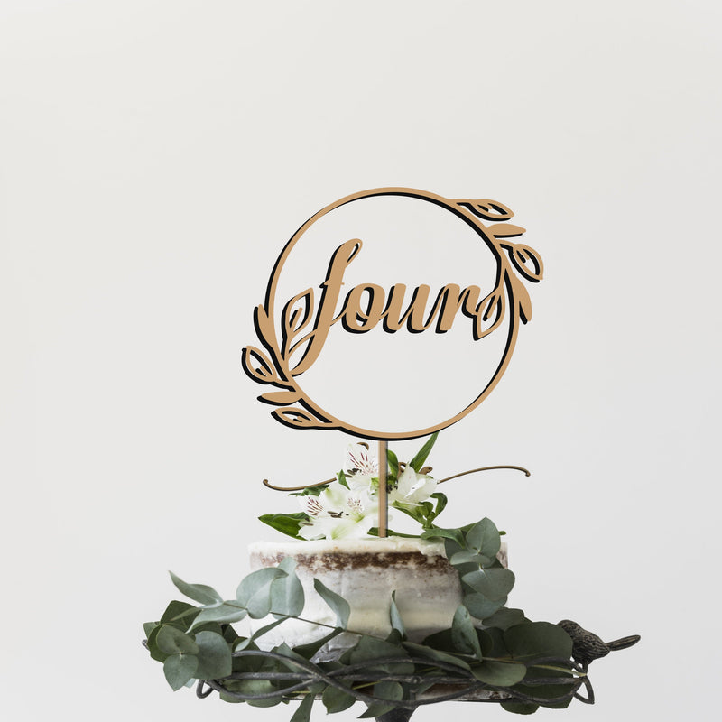 Four Year Old Birthday Cake Topper