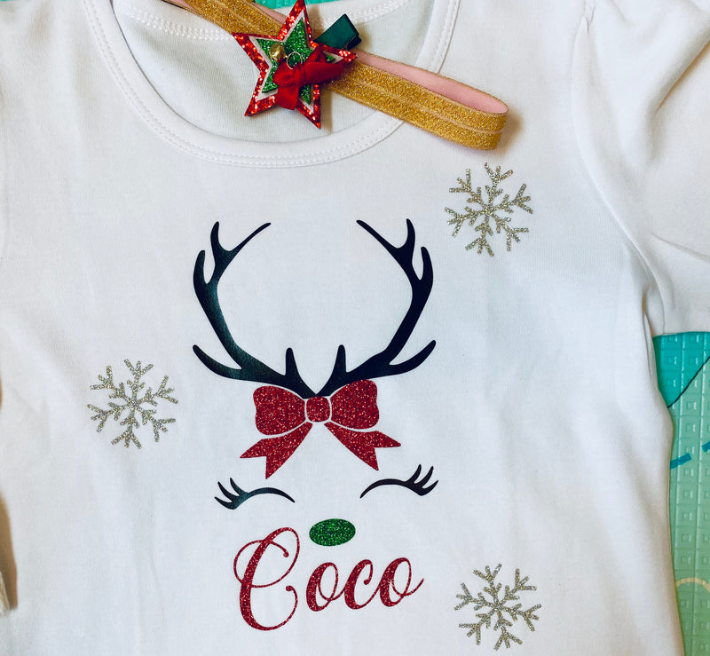 Custom First Christmas Bodysuit