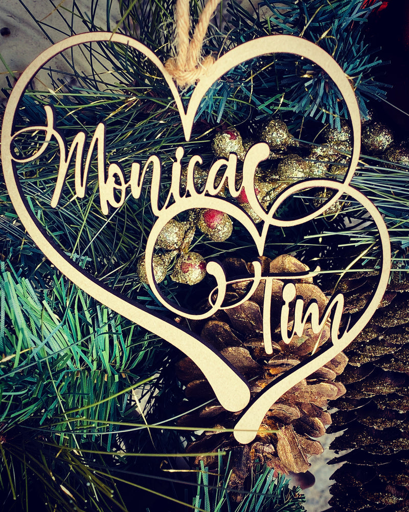 Newlywed Couple Ornament | Personalized