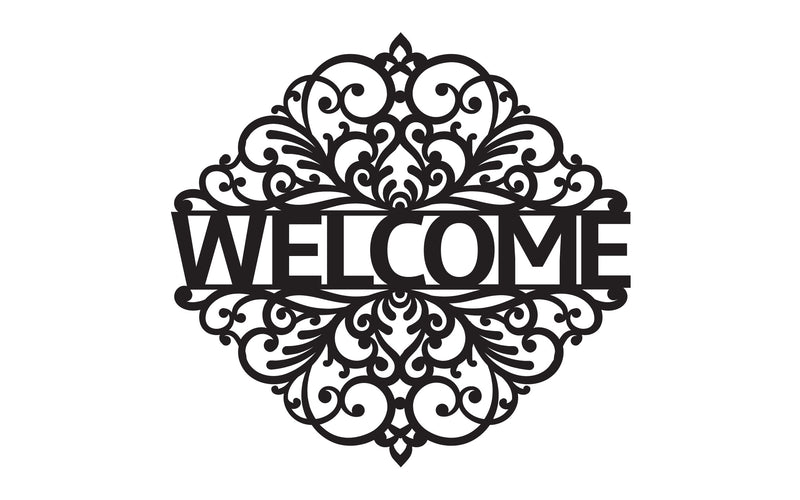 SVG File - Welcome Cut Frame